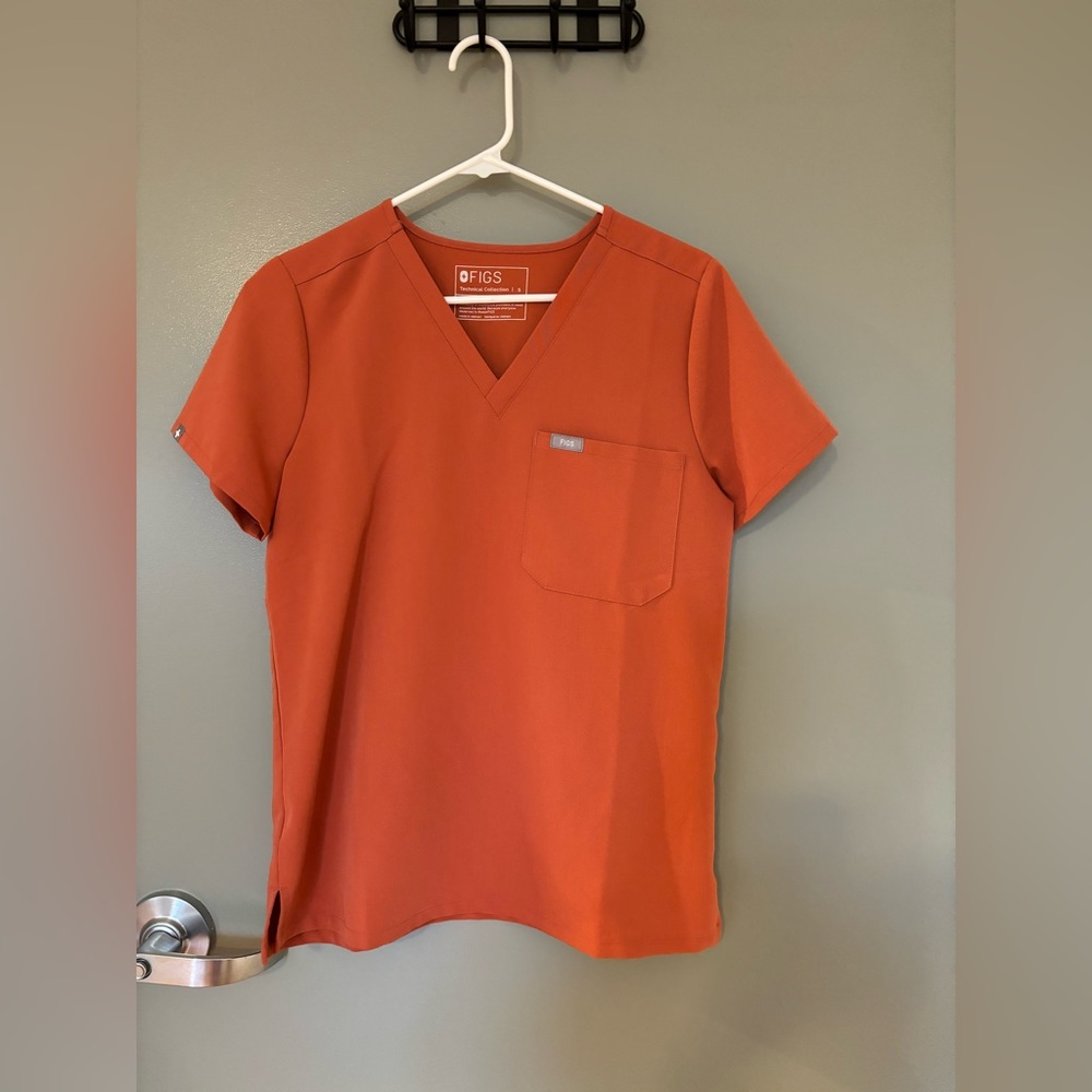 Figs Scrubs Limited Edition Terracotta Catarina Scrub Top